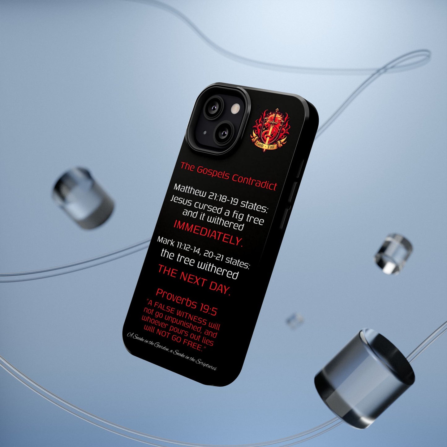 Fig Tree Inconsistency (iPhone & Samsung Galaxy) Religious iPhone Case
