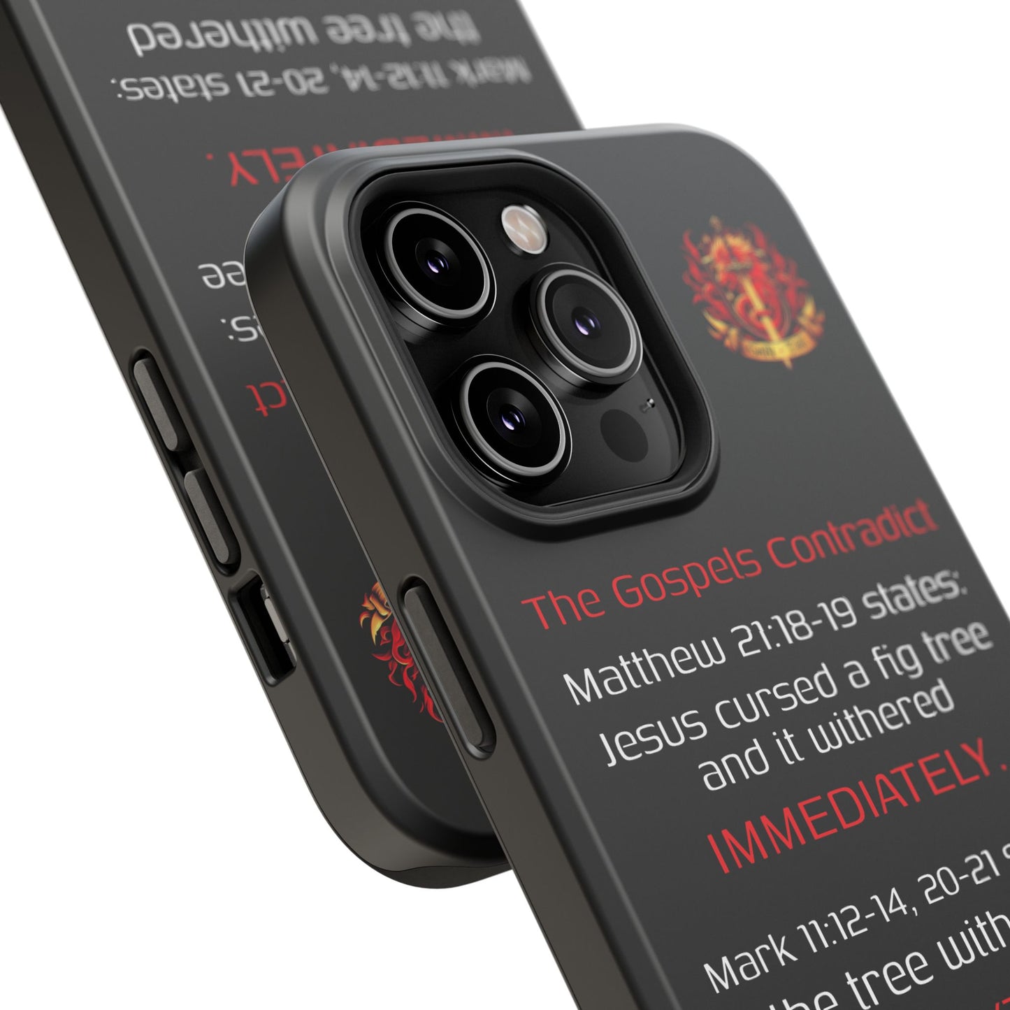 Fig Tree Inconsistency (iPhone & Samsung Galaxy) Religious iPhone Case