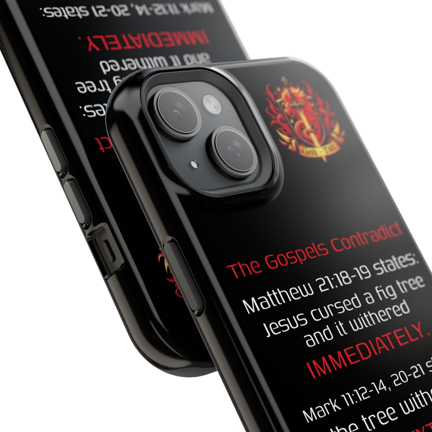 Fig Tree Inconsistency (iPhone & Samsung Galaxy) Religious iPhone Case