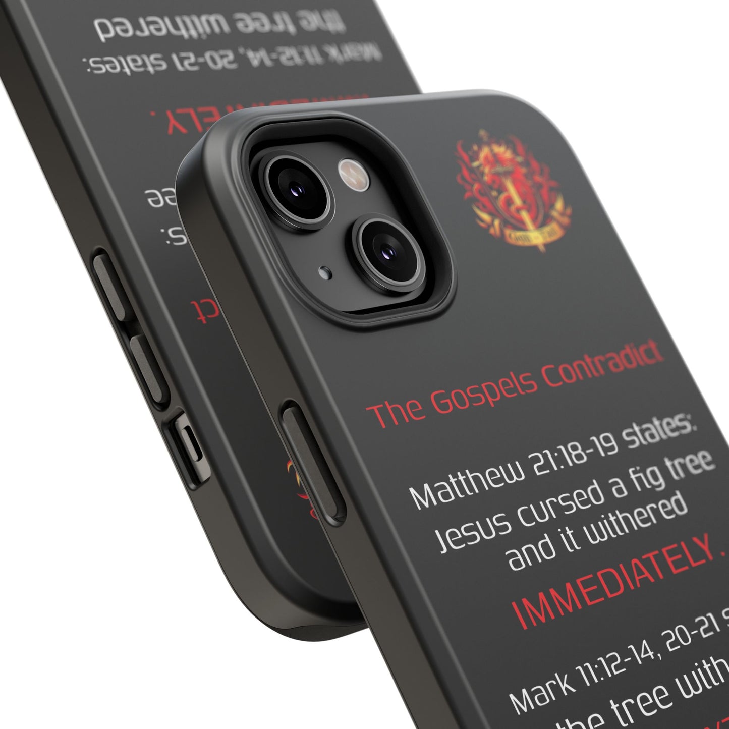 Fig Tree Inconsistency (iPhone & Samsung Galaxy) Religious iPhone Case