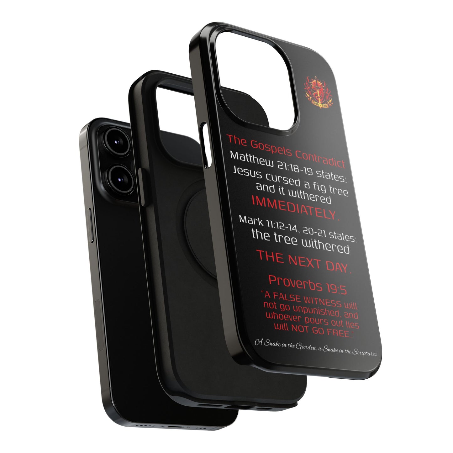 Fig Tree Inconsistency (iPhone & Samsung Galaxy) Religious iPhone Case
