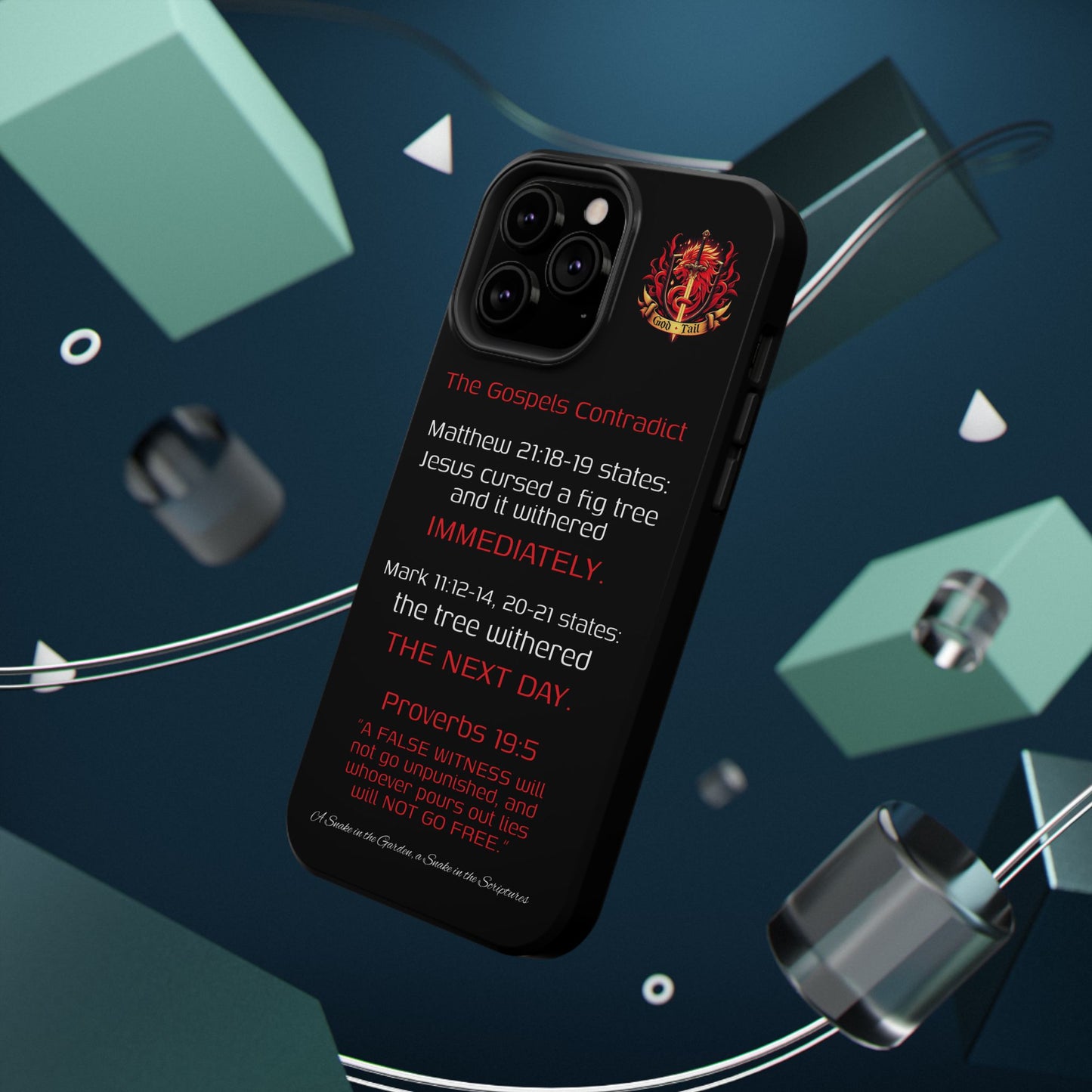 Fig Tree Inconsistency (iPhone & Samsung Galaxy) Religious iPhone Case