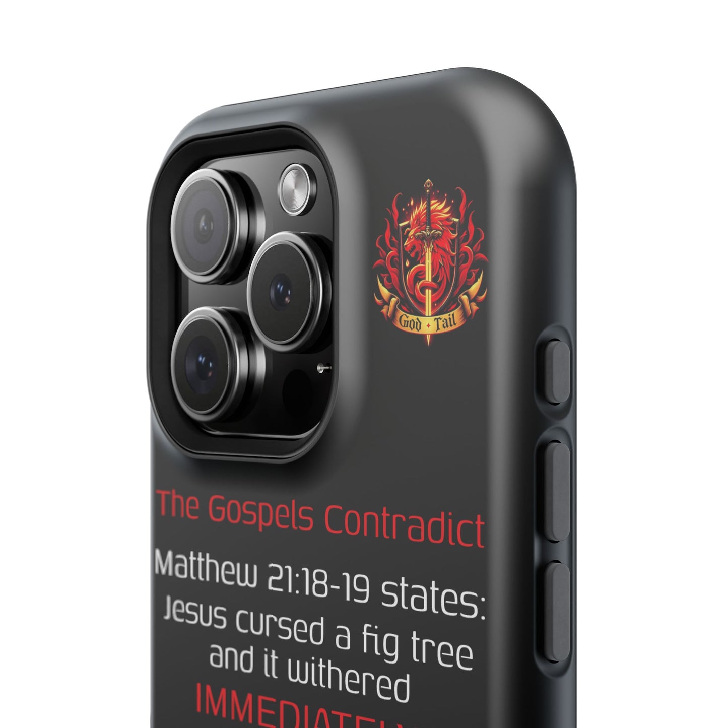 Fig Tree Inconsistency (iPhone & Samsung Galaxy) Religious iPhone Case