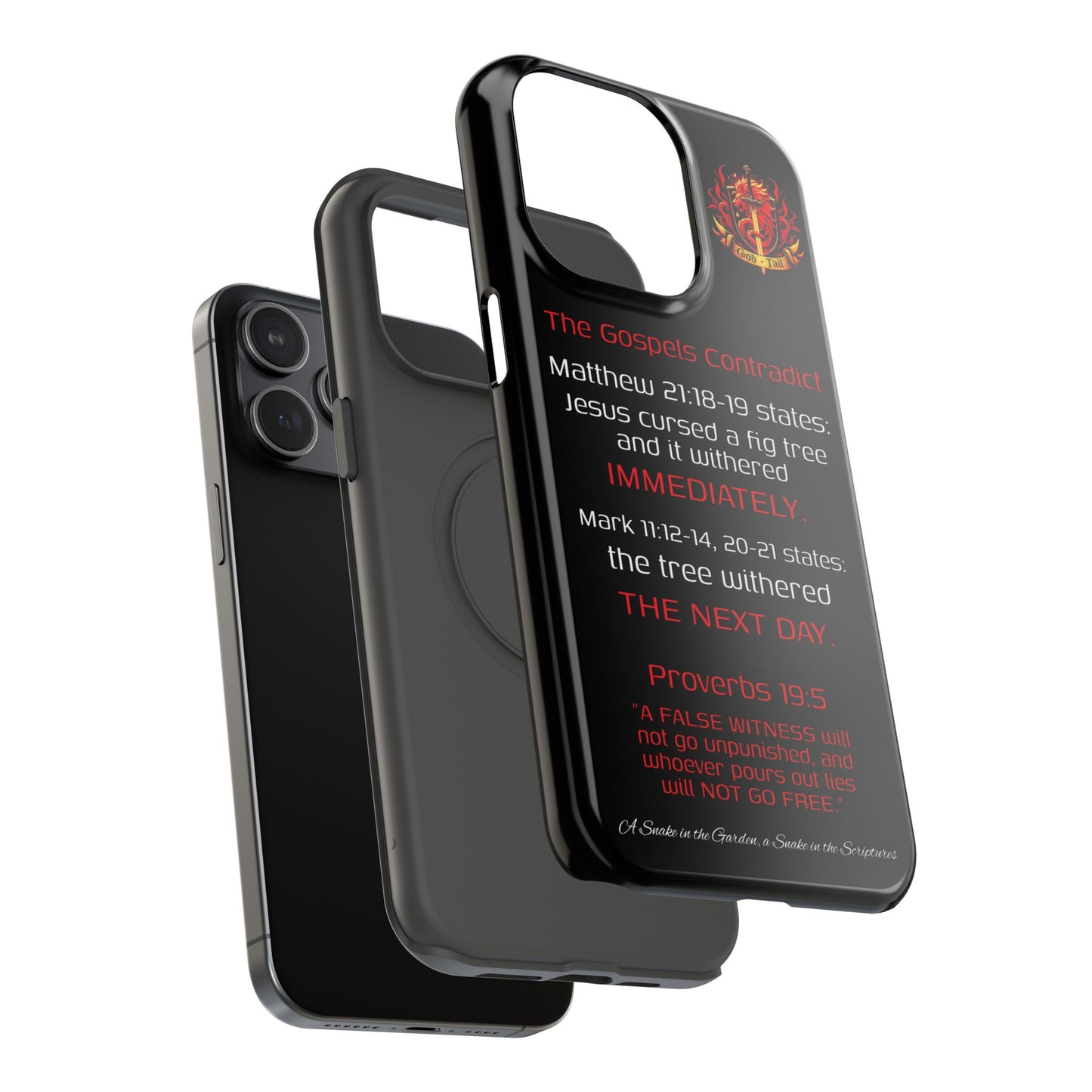 Fig Tree Inconsistency (iPhone & Samsung Galaxy) Religious iPhone Case