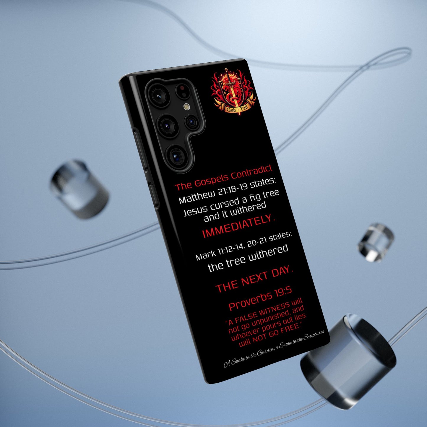 Fig Tree Inconsistency (iPhone & Samsung Galaxy) Religious iPhone Case