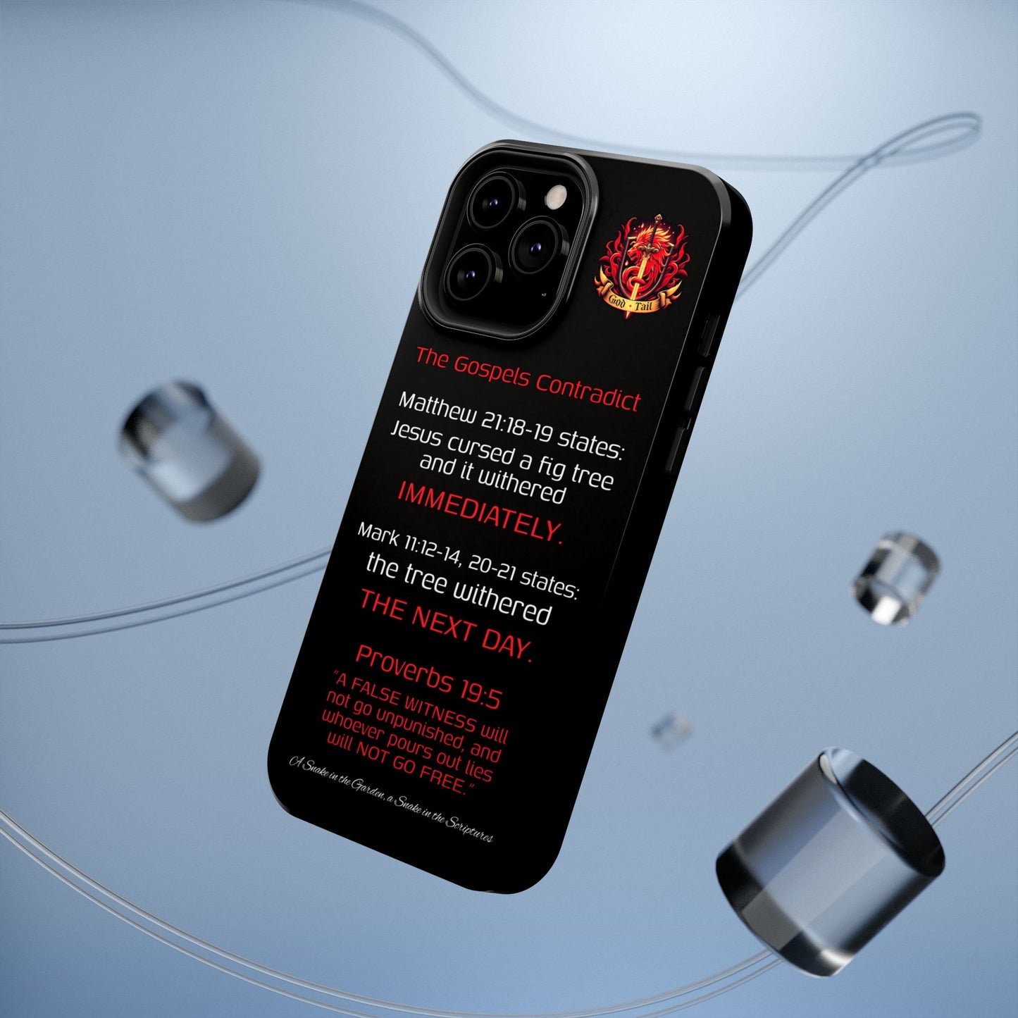Fig Tree Inconsistency (iPhone & Samsung Galaxy) Religious iPhone Case