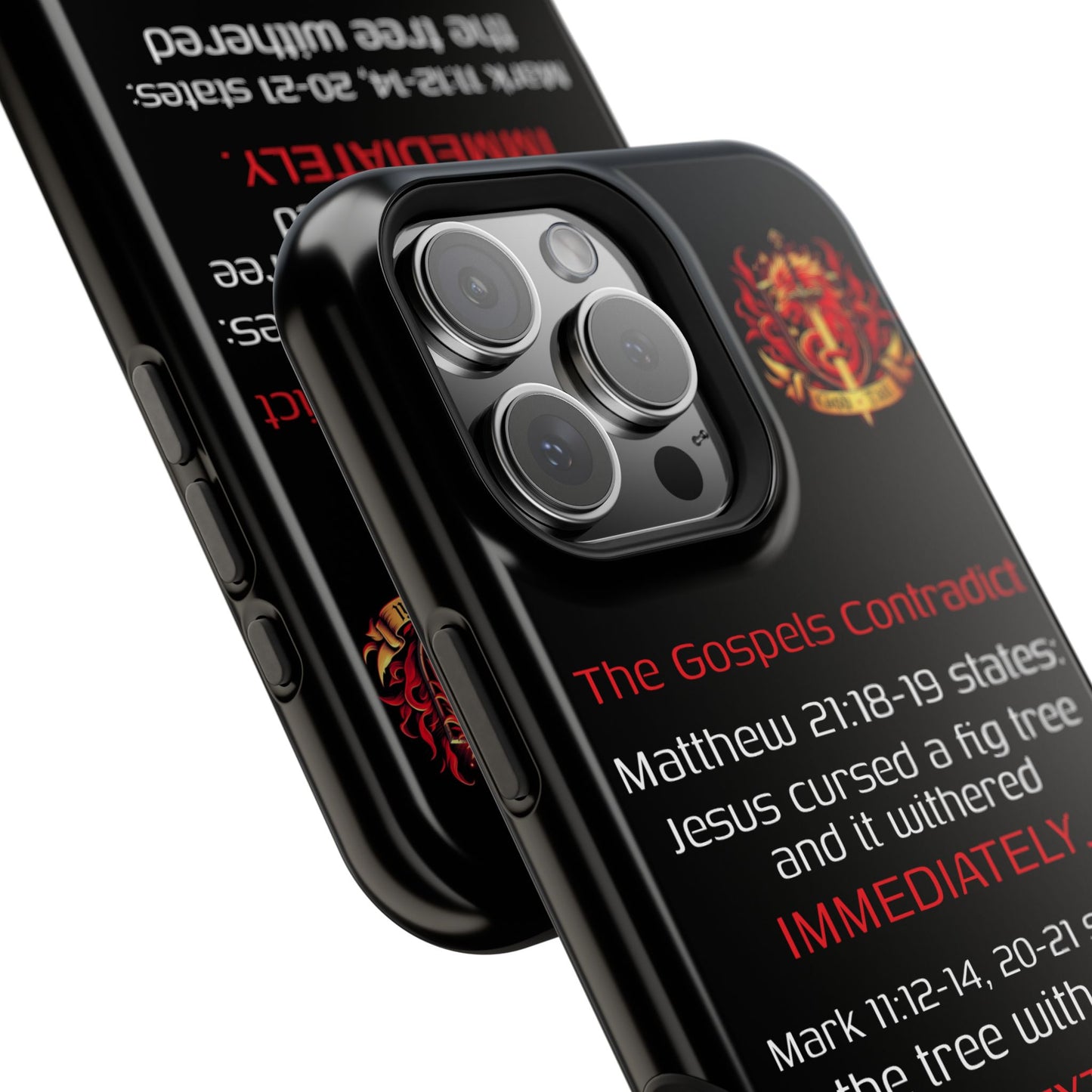 Fig Tree Inconsistency (iPhone & Samsung Galaxy) Religious iPhone Case