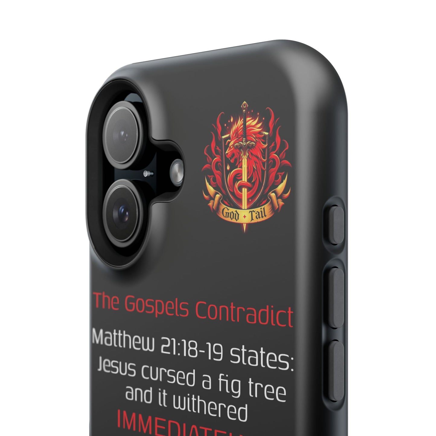 Fig Tree Inconsistency (iPhone & Samsung Galaxy) Religious iPhone Case
