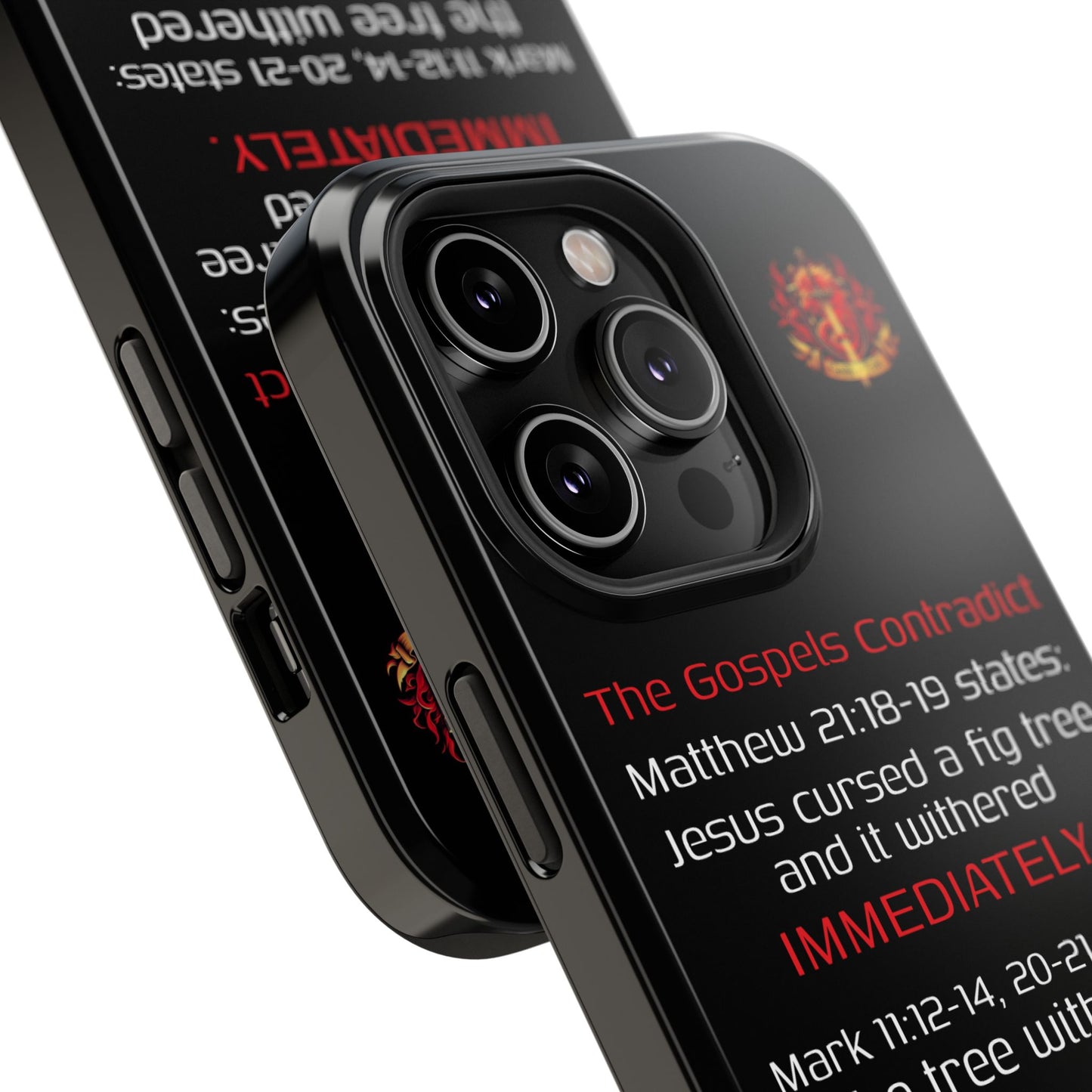 Fig Tree Inconsistency (iPhone & Samsung Galaxy) Religious iPhone Case