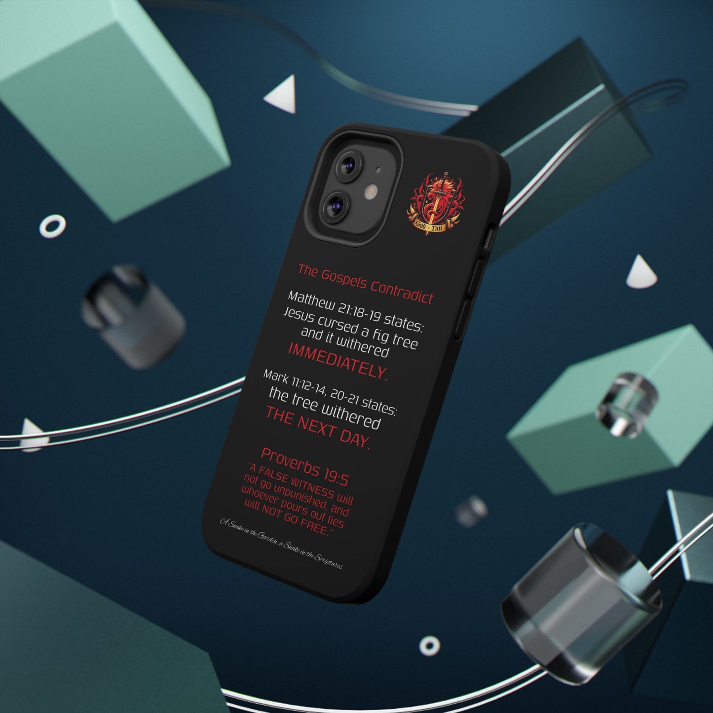 Fig Tree Inconsistency (iPhone & Samsung Galaxy) Religious iPhone Case