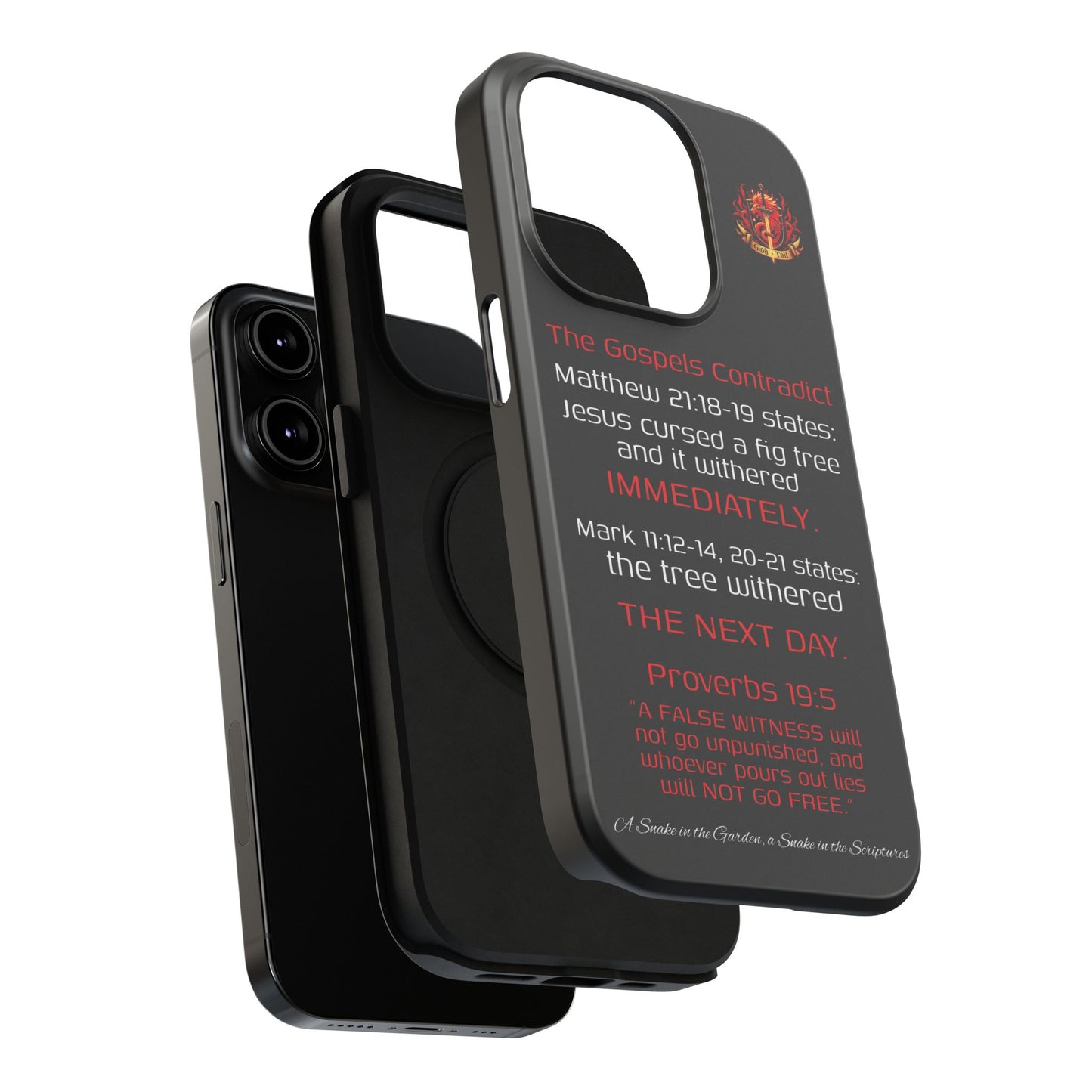 Fig Tree Inconsistency (iPhone & Samsung Galaxy) Religious iPhone Case