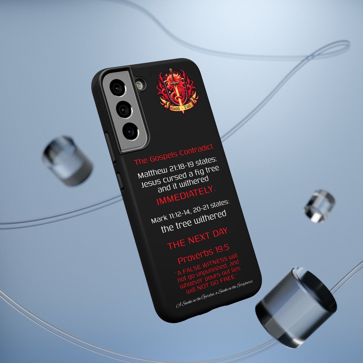 Fig Tree Inconsistency (iPhone & Samsung Galaxy) Religious iPhone Case