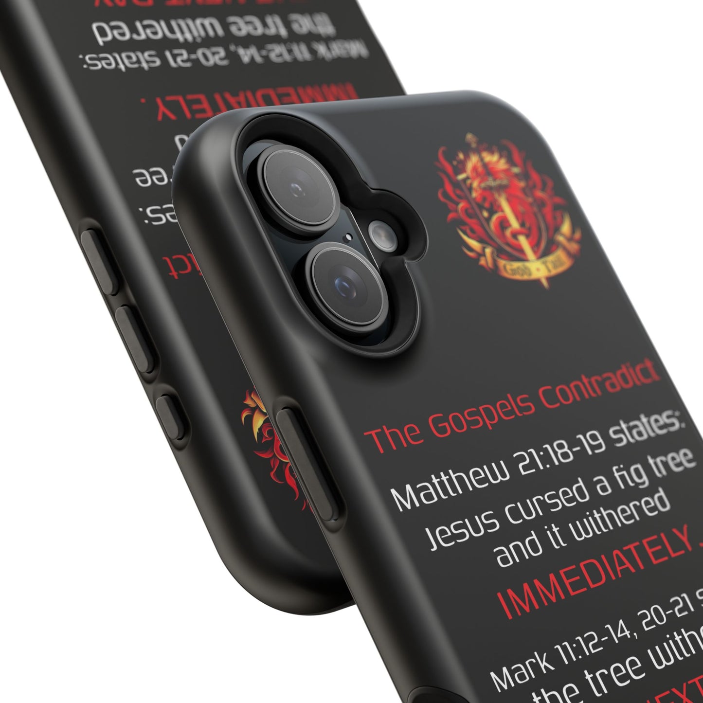 Fig Tree Inconsistency (iPhone & Samsung Galaxy) Religious iPhone Case
