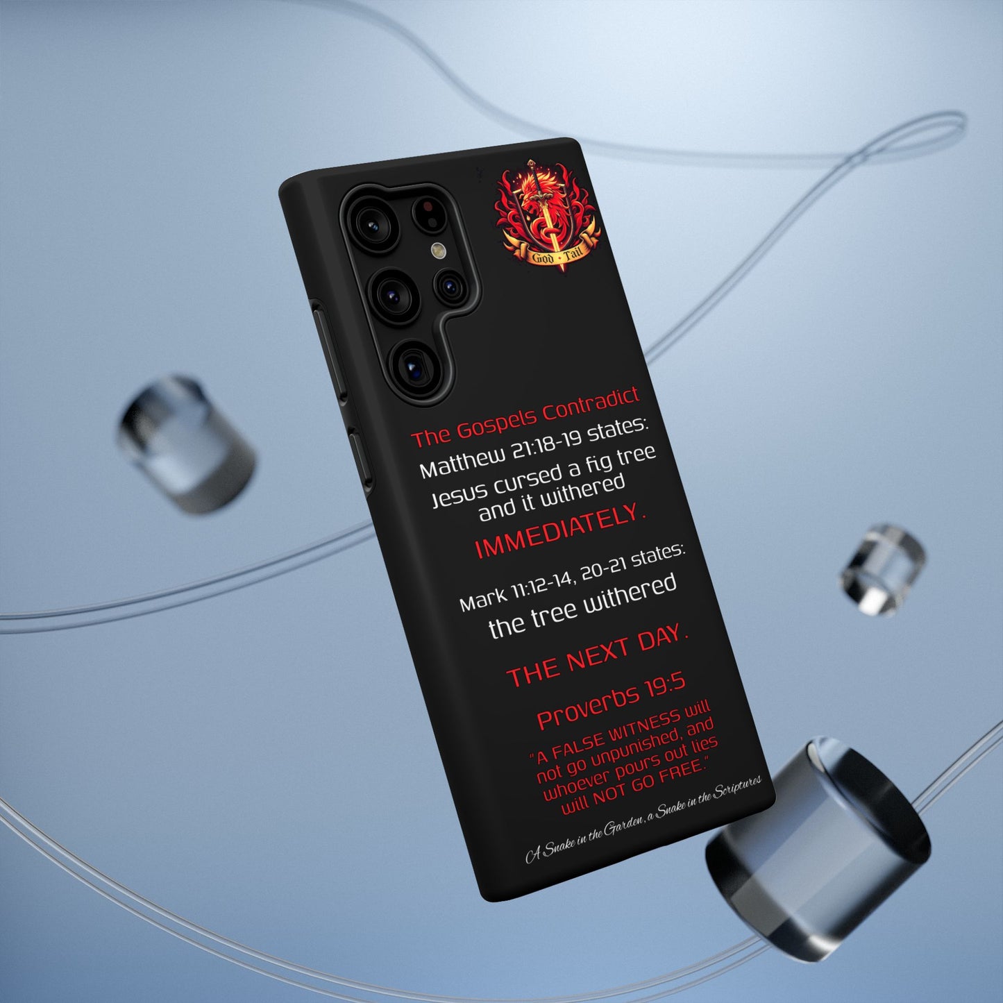 Fig Tree Inconsistency (iPhone & Samsung Galaxy) Religious iPhone Case