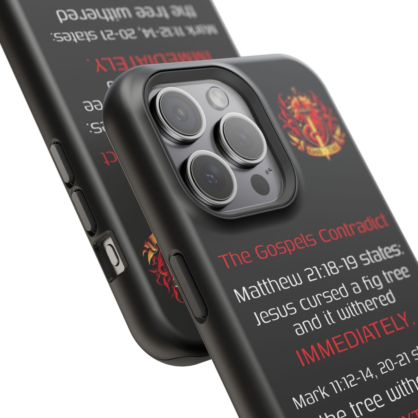 Fig Tree Inconsistency (iPhone & Samsung Galaxy) Religious iPhone Case