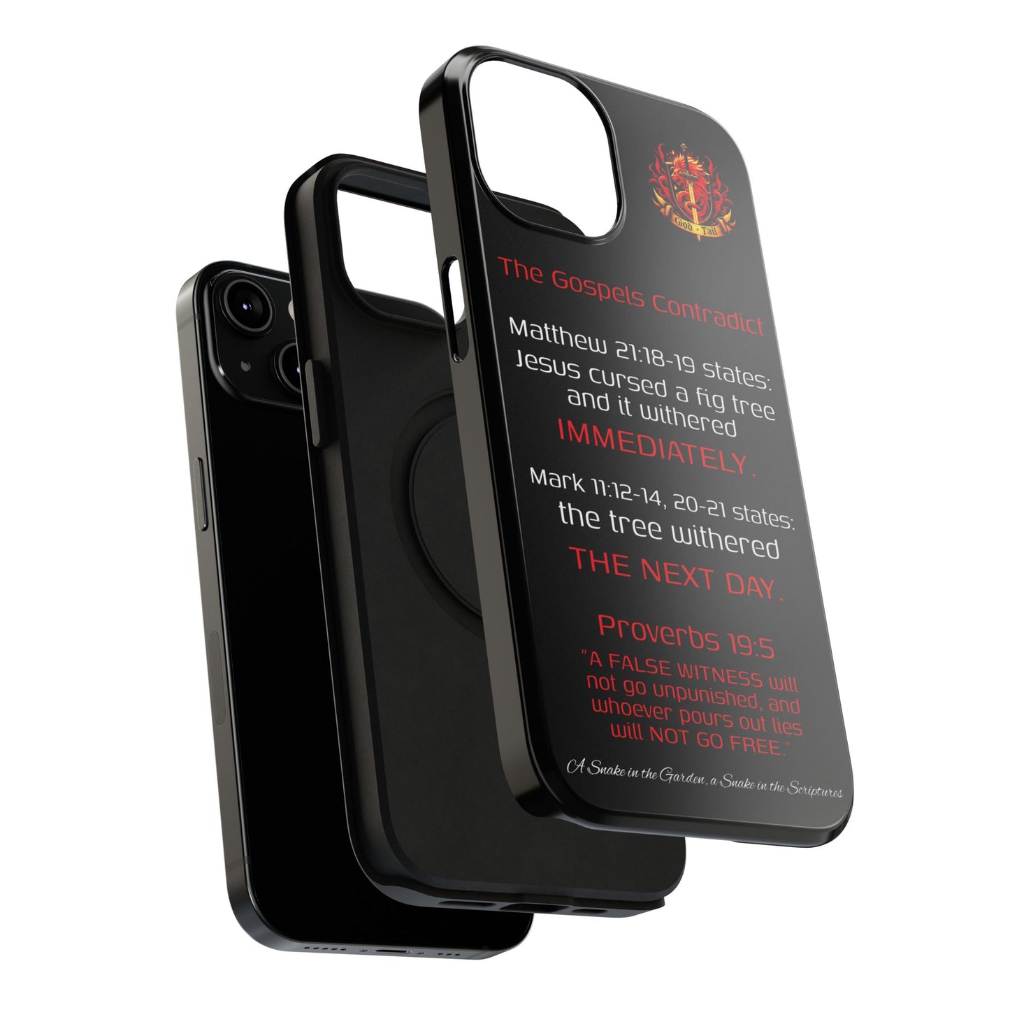 Fig Tree Inconsistency (iPhone & Samsung Galaxy) Religious iPhone Case