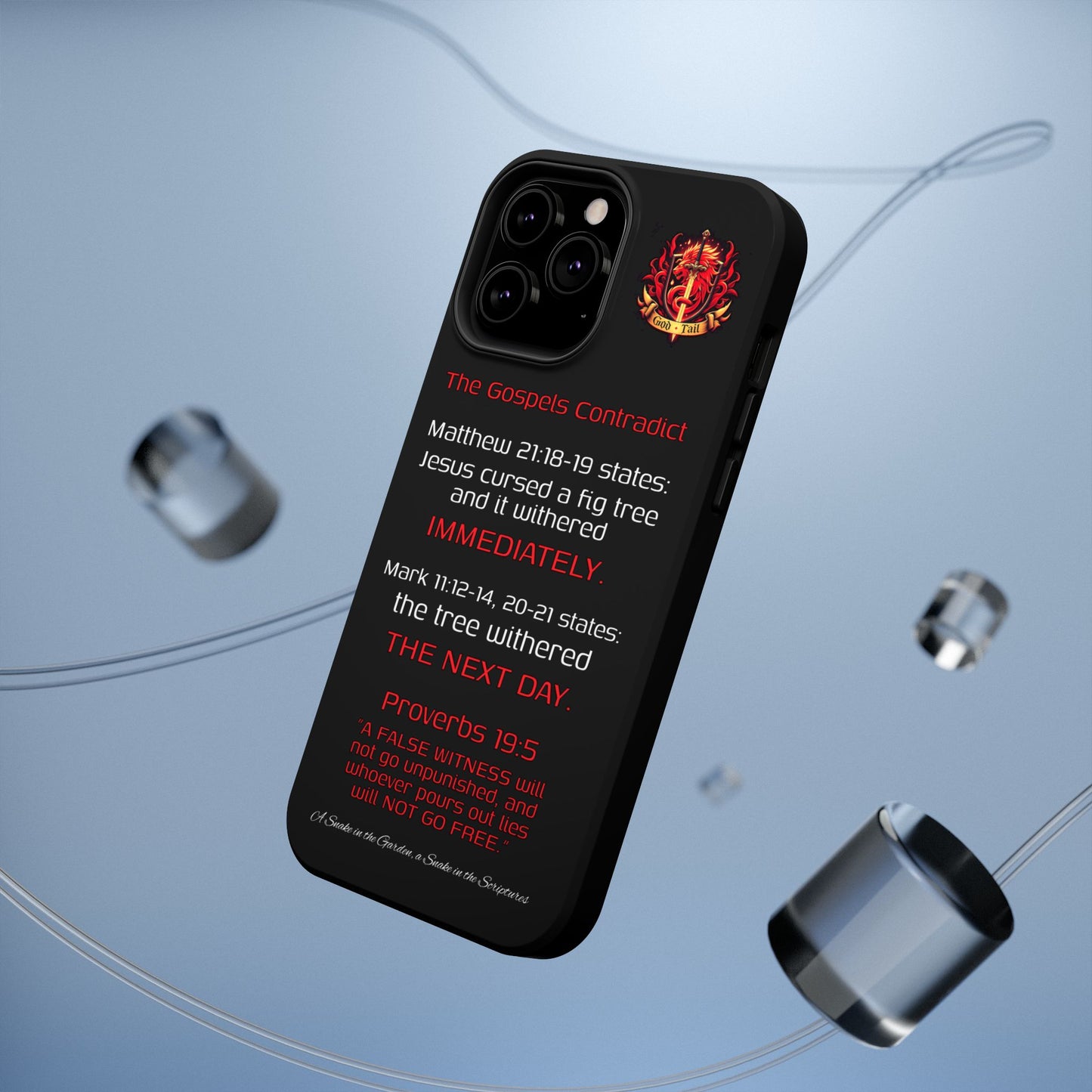 Fig Tree Inconsistency (iPhone & Samsung Galaxy) Religious iPhone Case