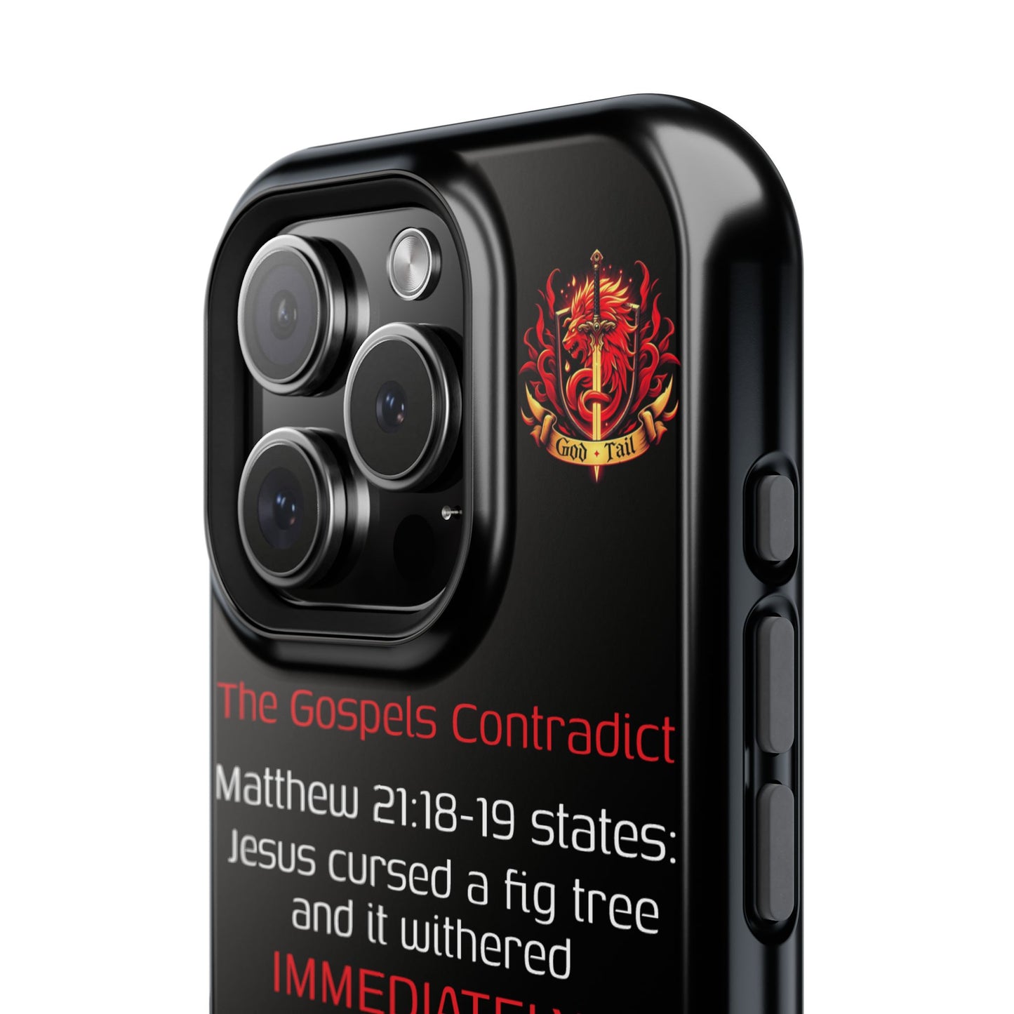 Fig Tree Inconsistency (iPhone & Samsung Galaxy) Religious iPhone Case