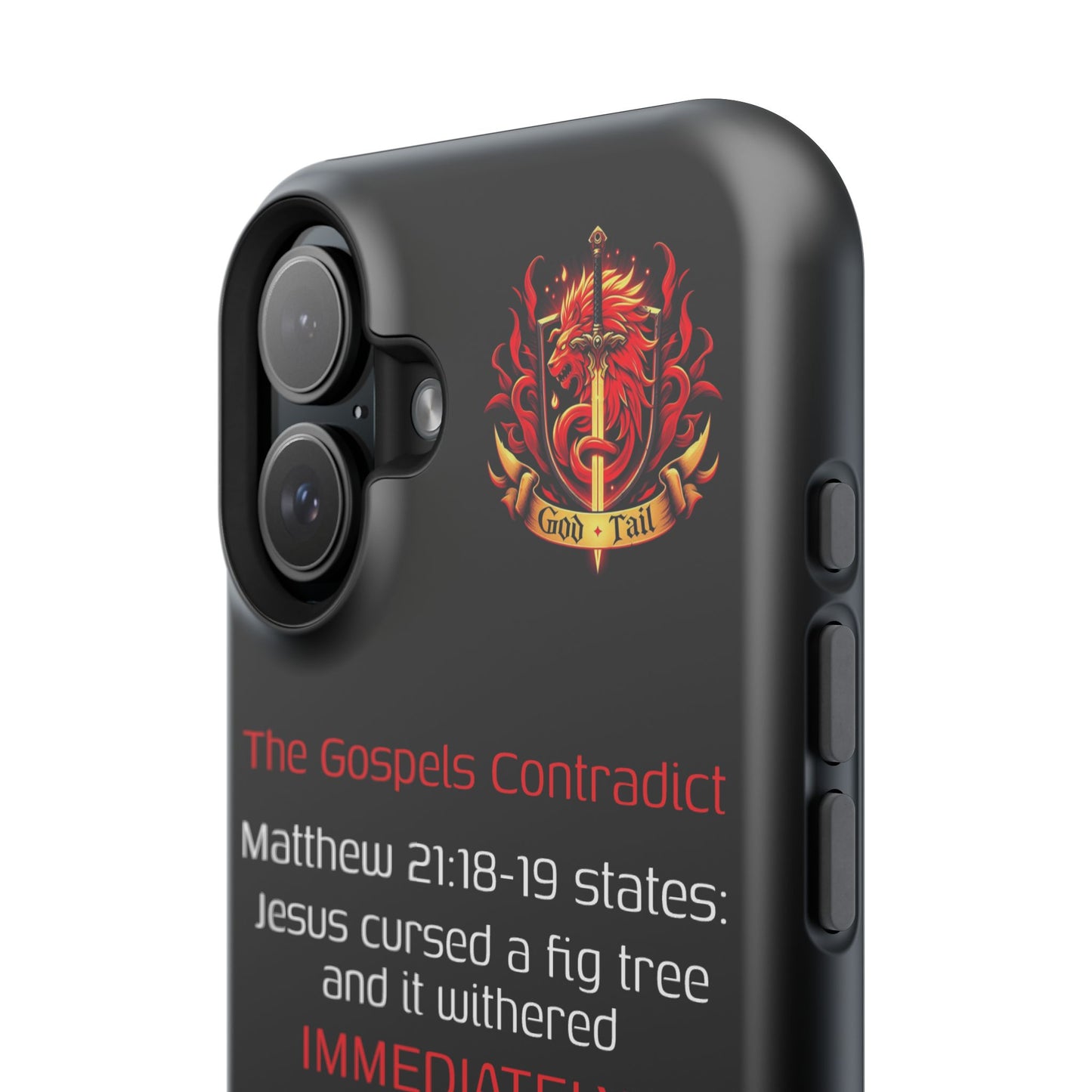 Fig Tree Inconsistency (iPhone & Samsung Galaxy) Religious iPhone Case