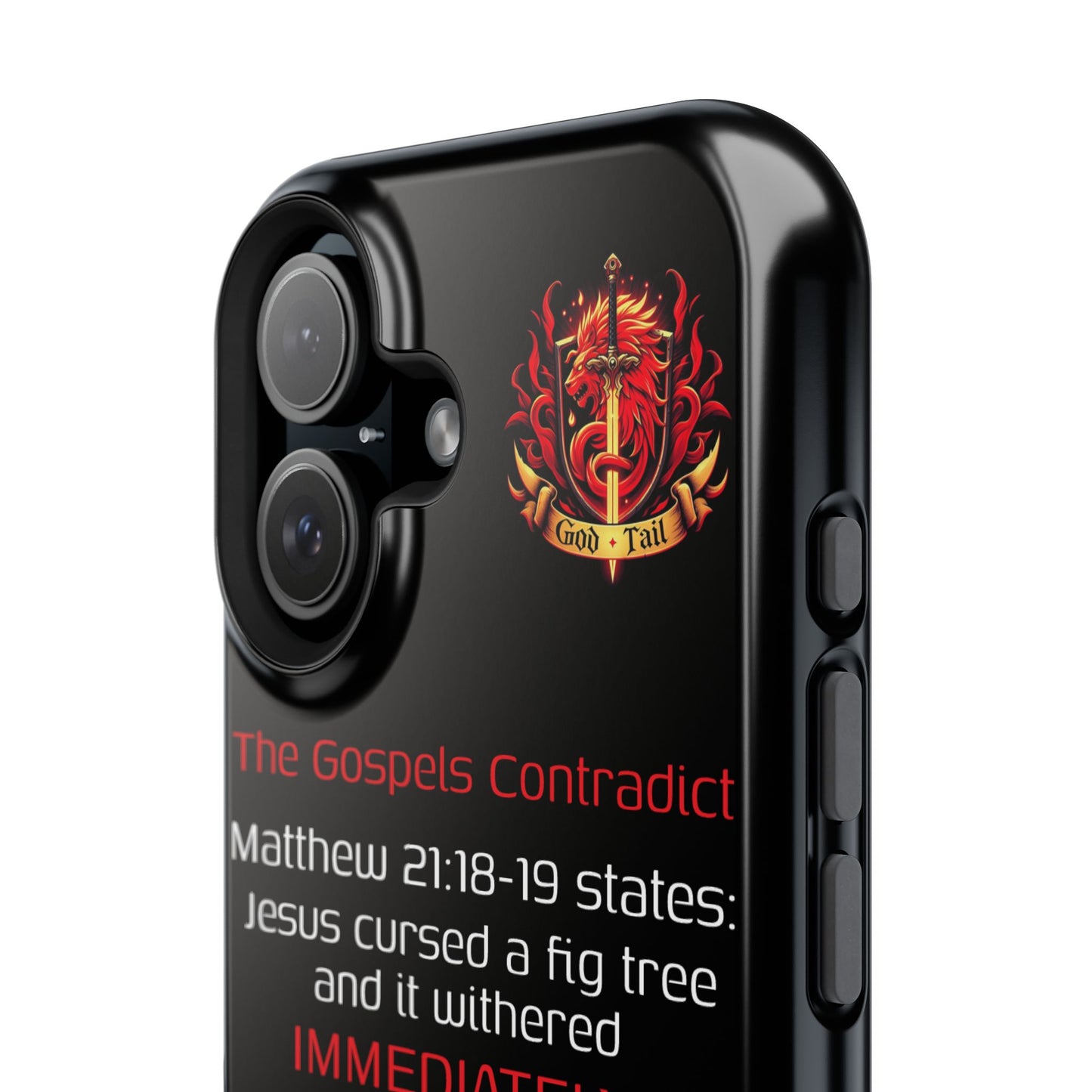 Fig Tree Inconsistency (iPhone & Samsung Galaxy) Religious iPhone Case