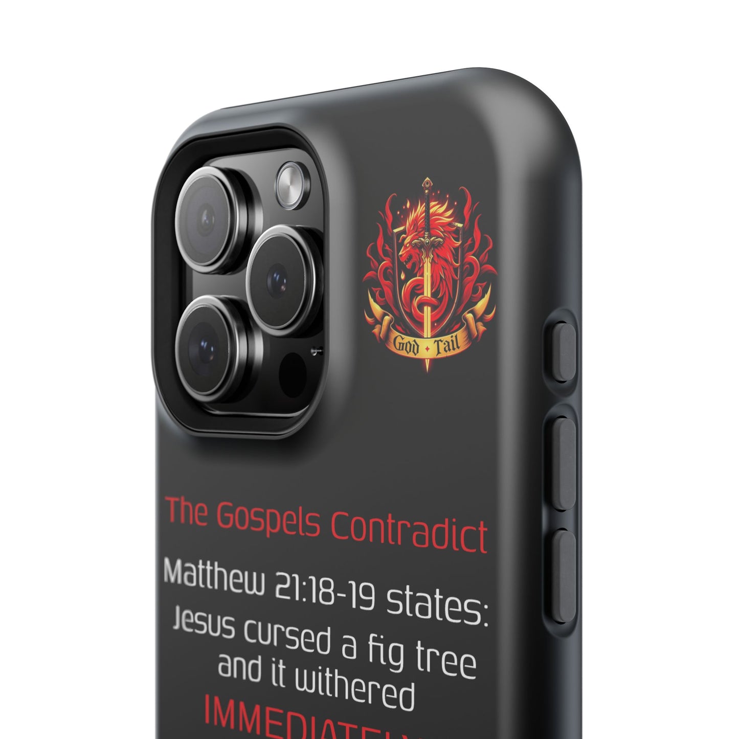 Fig Tree Inconsistency (iPhone & Samsung Galaxy) Religious iPhone Case