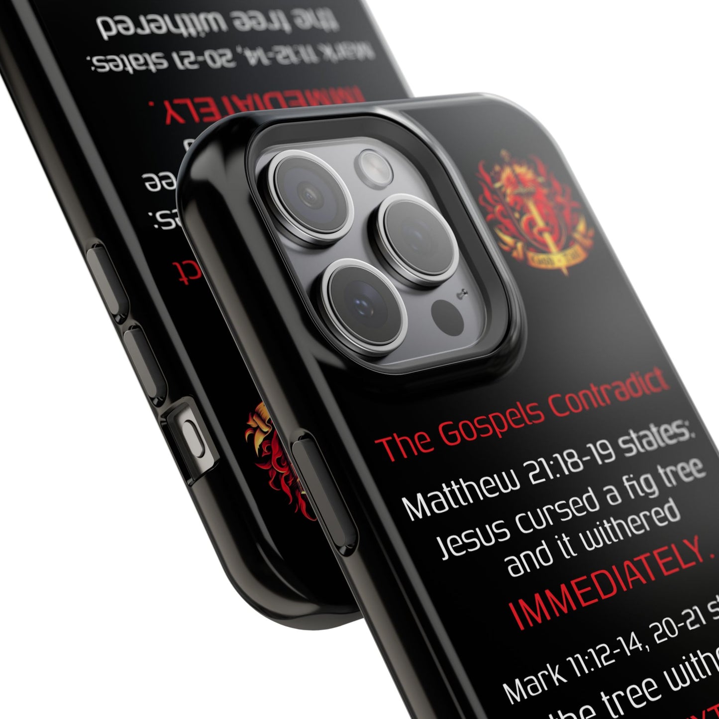 Fig Tree Inconsistency (iPhone & Samsung Galaxy) Religious iPhone Case