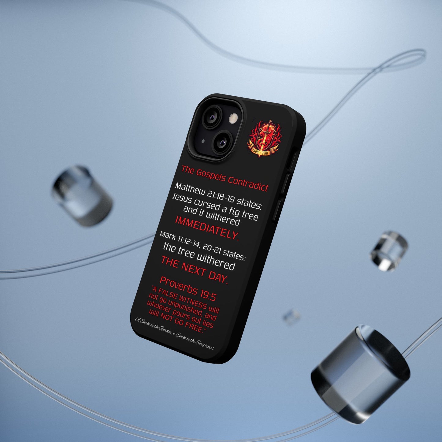 Fig Tree Inconsistency (iPhone & Samsung Galaxy) Religious iPhone Case