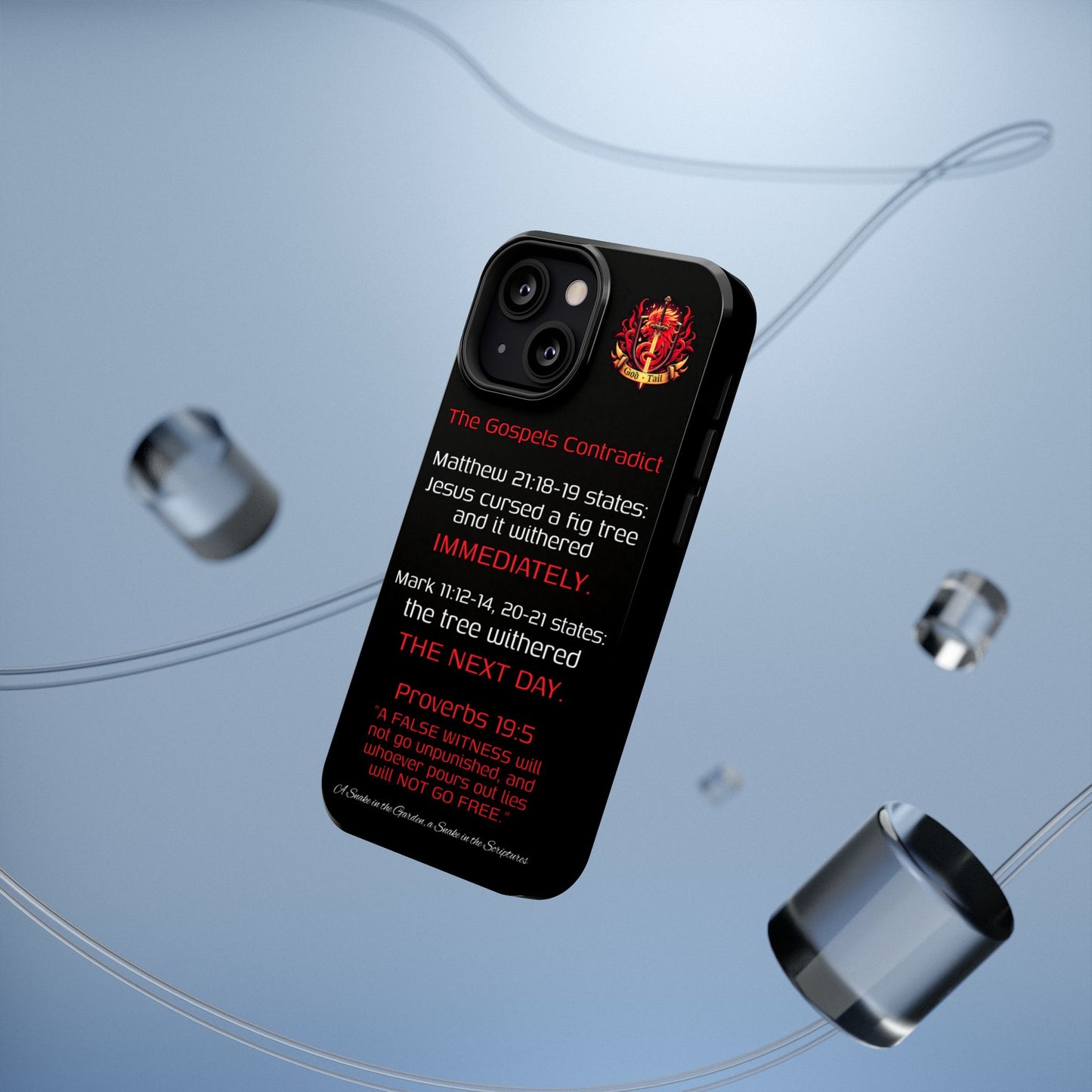 Fig Tree Inconsistency (iPhone & Samsung Galaxy) Religious iPhone Case