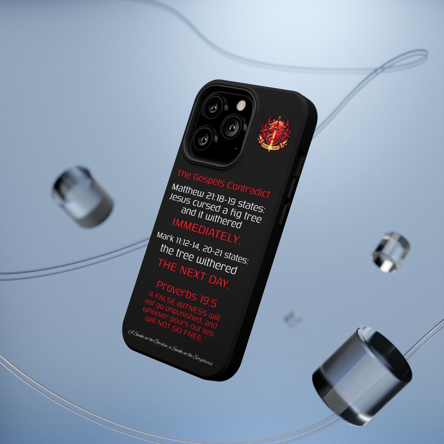 Fig Tree Inconsistency (iPhone & Samsung Galaxy) Religious iPhone Case