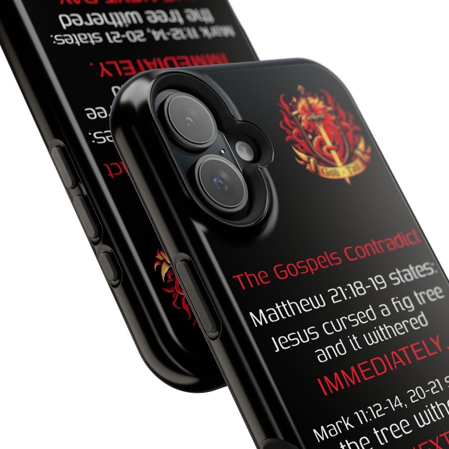 Fig Tree Inconsistency (iPhone & Samsung Galaxy) Religious iPhone Case