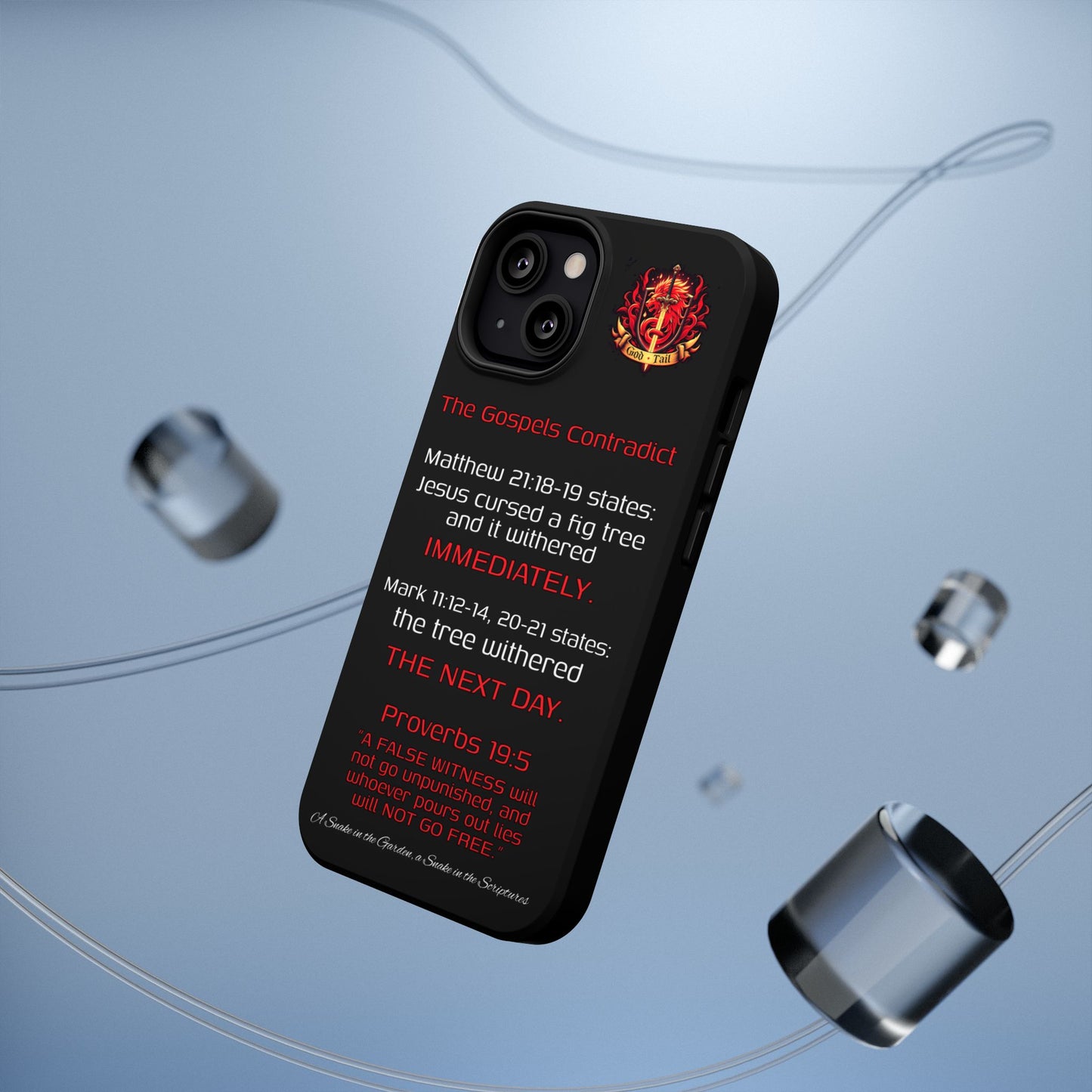 Fig Tree Inconsistency (iPhone & Samsung Galaxy) Religious iPhone Case