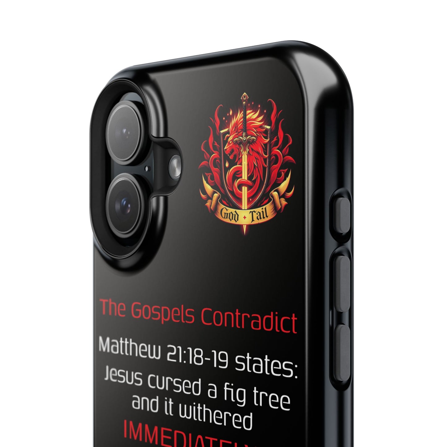 Fig Tree Inconsistency (iPhone & Samsung Galaxy) Religious iPhone Case