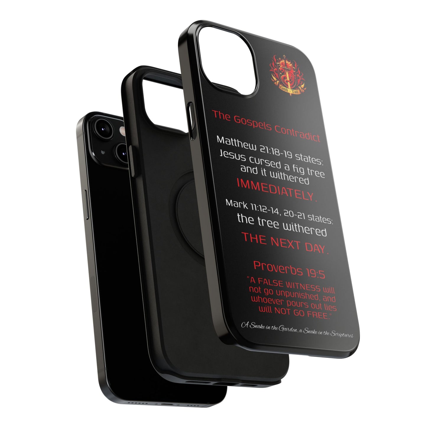 Fig Tree Inconsistency (iPhone & Samsung Galaxy) Religious iPhone Case