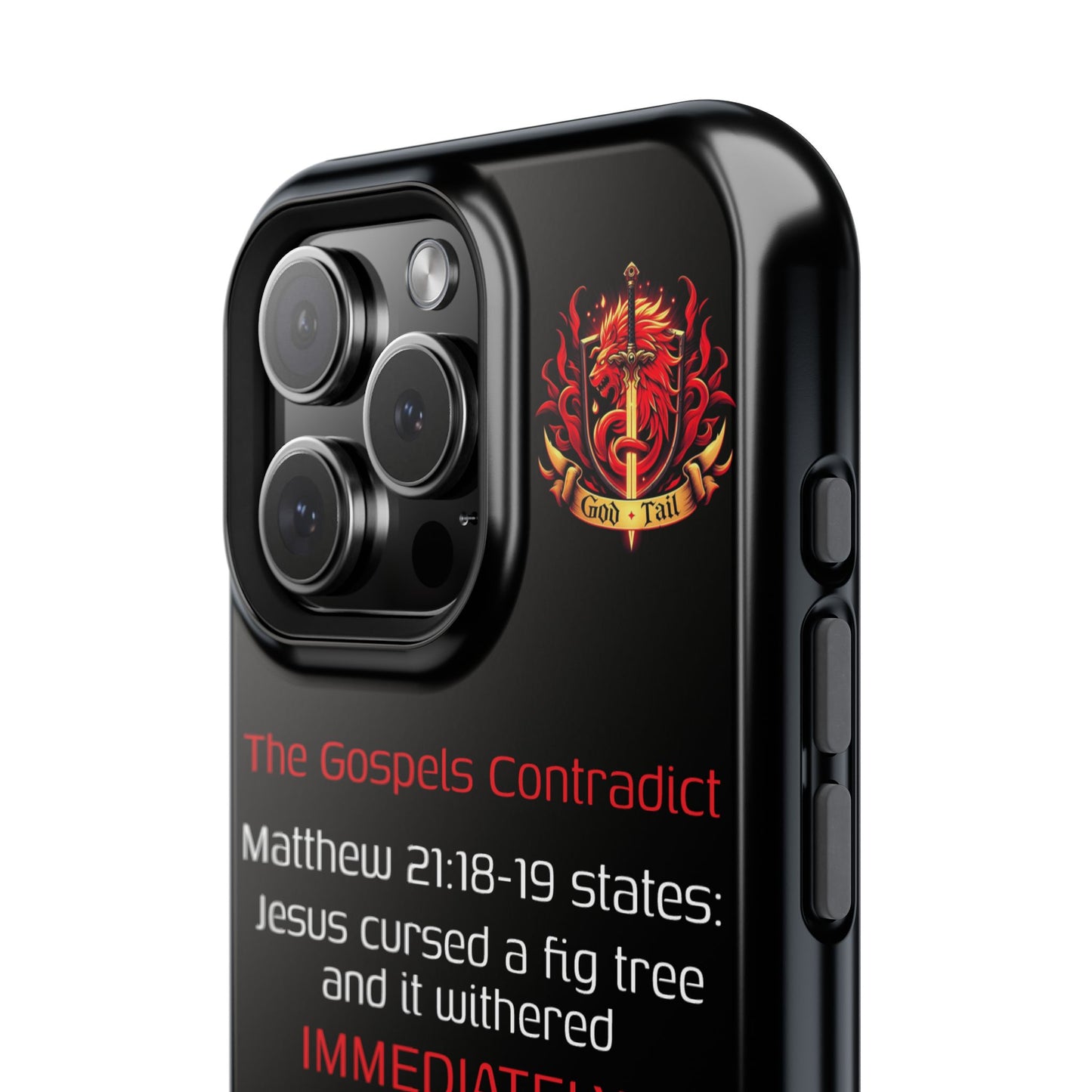 Fig Tree Inconsistency (iPhone & Samsung Galaxy) Religious iPhone Case