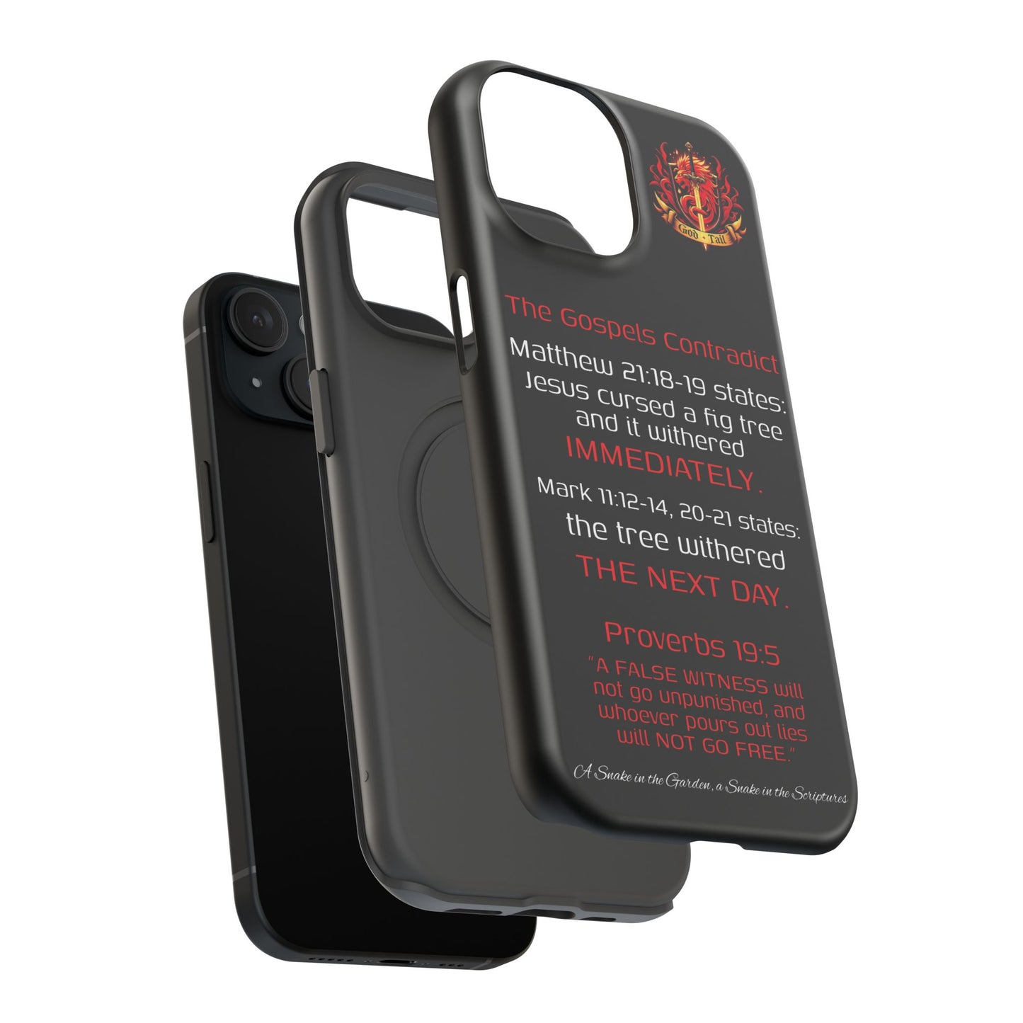 Fig Tree Inconsistency (iPhone & Samsung Galaxy) Religious iPhone Case